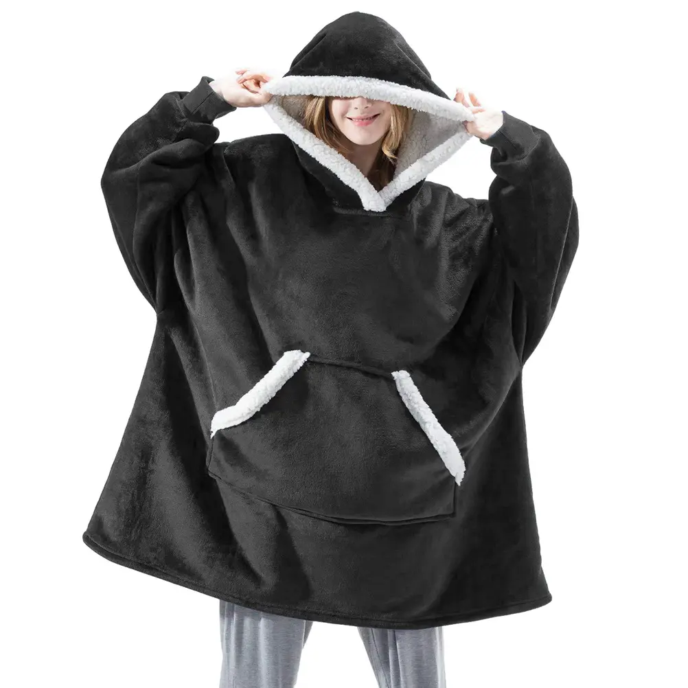 oversized blanket hoodie