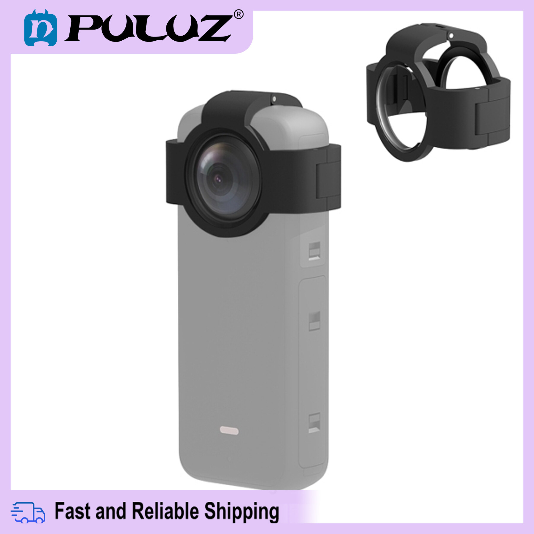  Cho insta360 X3 PULUZ Ống kính bảo vệ Bảo vệ bìa di động chống xước ống kính bảo vệ cho insta360 X3 ống kính máy ảnh bảo vệ Bìa Nắp đậy ống kính essories bán như hotcakes 