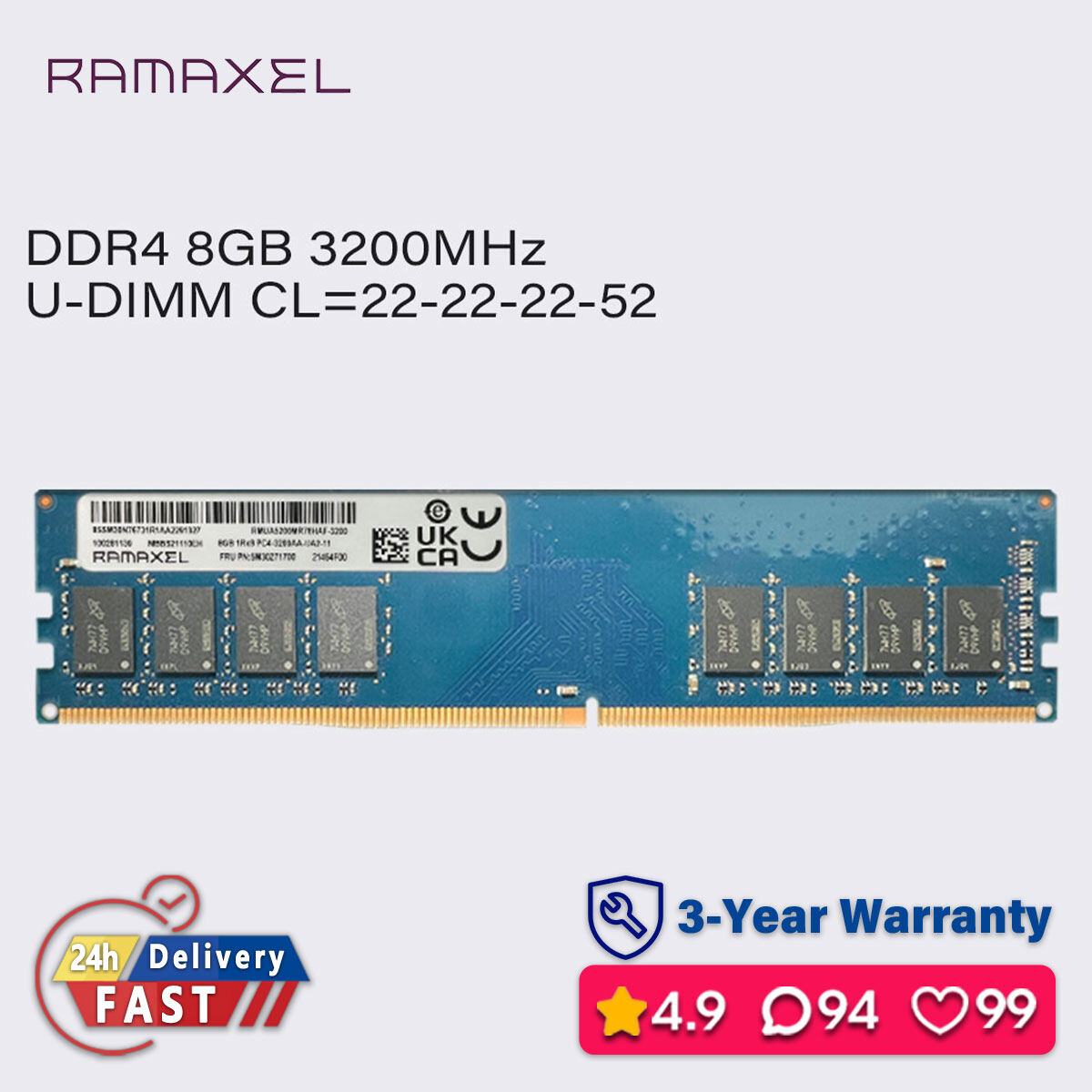 Ramaxel 3200Mhz Ddr4 Laptop Ram Sodimm Pc4 25600 For 16Gb/8Gb