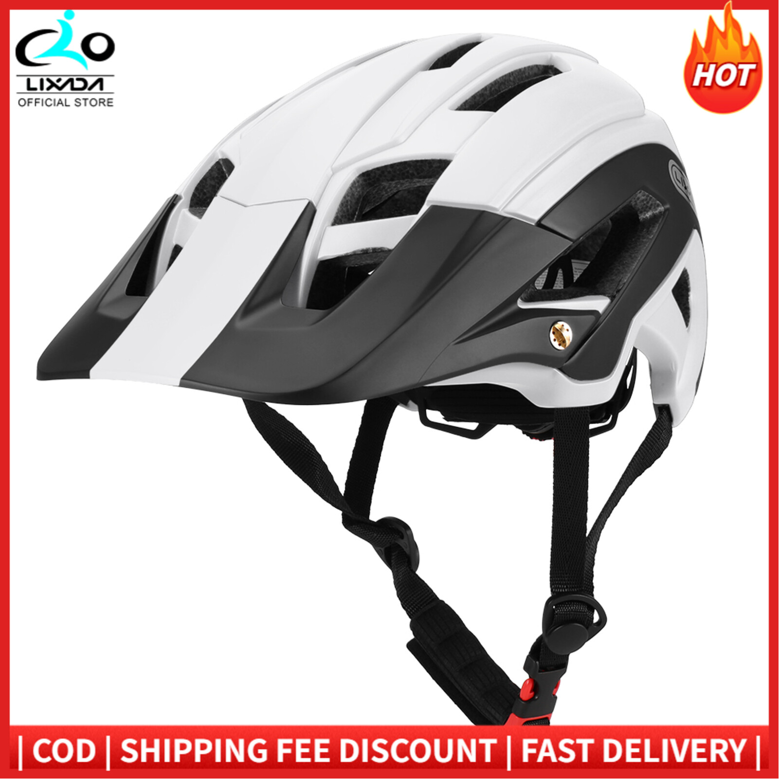 Mũ Bảo Hiểm Đi Xe Đạp Nhẹ Lixada Với Xe Đạp Thể Thao Leo Núi Có Thể Tháo Rời Mũ Bảo Hiểm An Toàn 16 Lỗ Thông Hơi