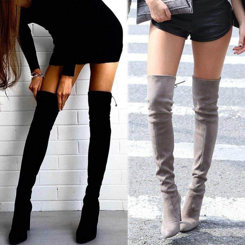 cheap thigh high boots for plus size legs