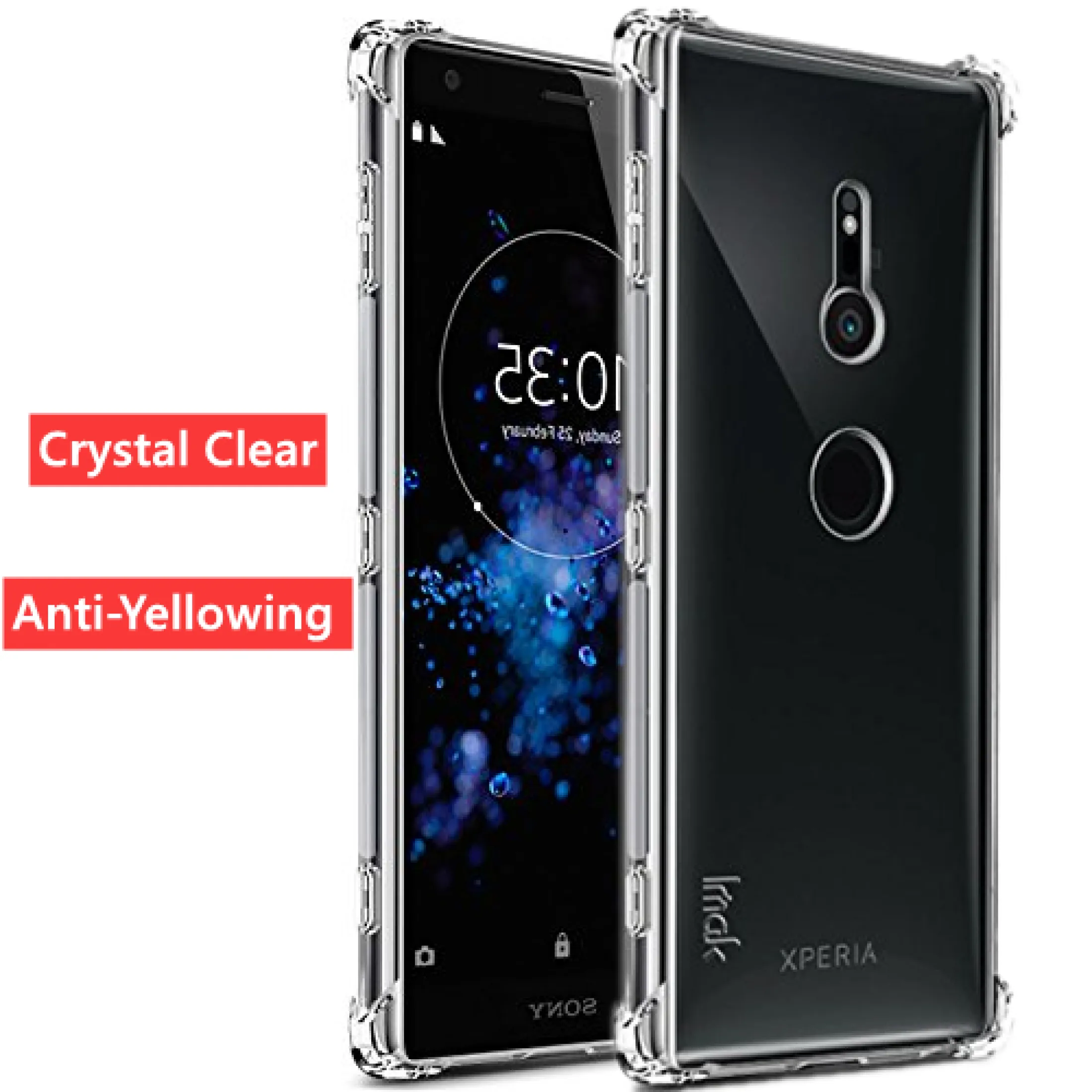 Compatible With Sony Xperia Xz2 H8266 H8216 H8296 H8276 Four Corner Anti Drop Phone Case Anti Yellowing Diamond Crystal Transparent Gel Rubber Jelly Cover Lazada Singapore