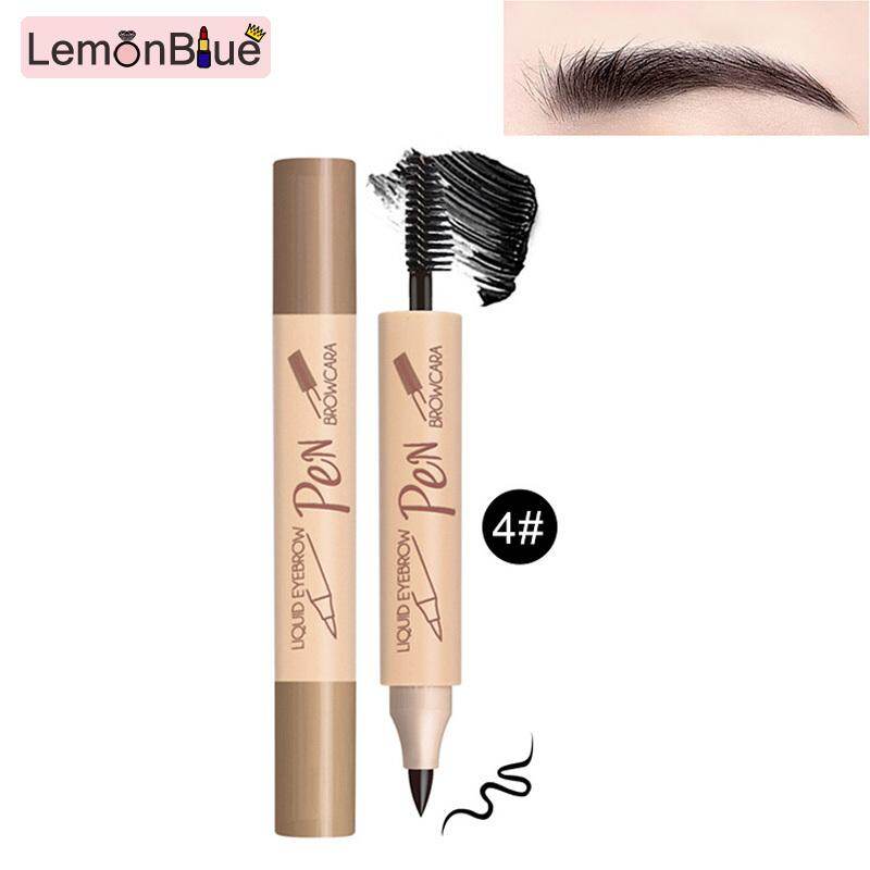Gambar LemonBlue Double Ends Eyebrow Pencil with Eyebrow Dye Brush Waterproof Long Lasting