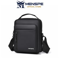 MENSPE Mens Shoulder Bag Waterproof Messenger Bag Fashion Travel Bag Business Bag Phone Bag Large Capacity Cross Body Bag Lightweight Casual Bag Fashion Leisure Sport Street Bag for College Student