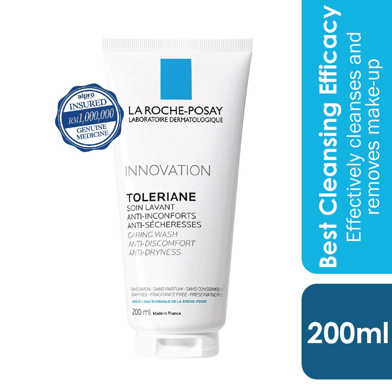 la roche posay caring wash