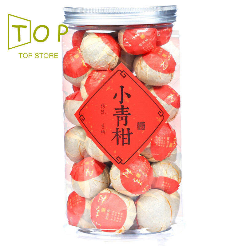 Gambar [Quality Guarantee] Xiaoqing Mandarin Orange Peel Pu er Tea, Orange Pu er Tea, Ripe Tea 250g