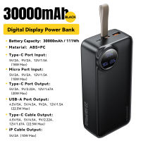 Essager usba22.5w sạc dự phòng s xách tay 20000mah màn hình hiển thị kỹ thuật số với loại c cáp lightning micro sạc nhanh 10000mah 4 đầu ra 2 lnputs sạc dự phòng s cho pd20w iphone15pro Huawei Mate 60 Samsung máy tính bảng máy tính xách tay bộ sạc điện th