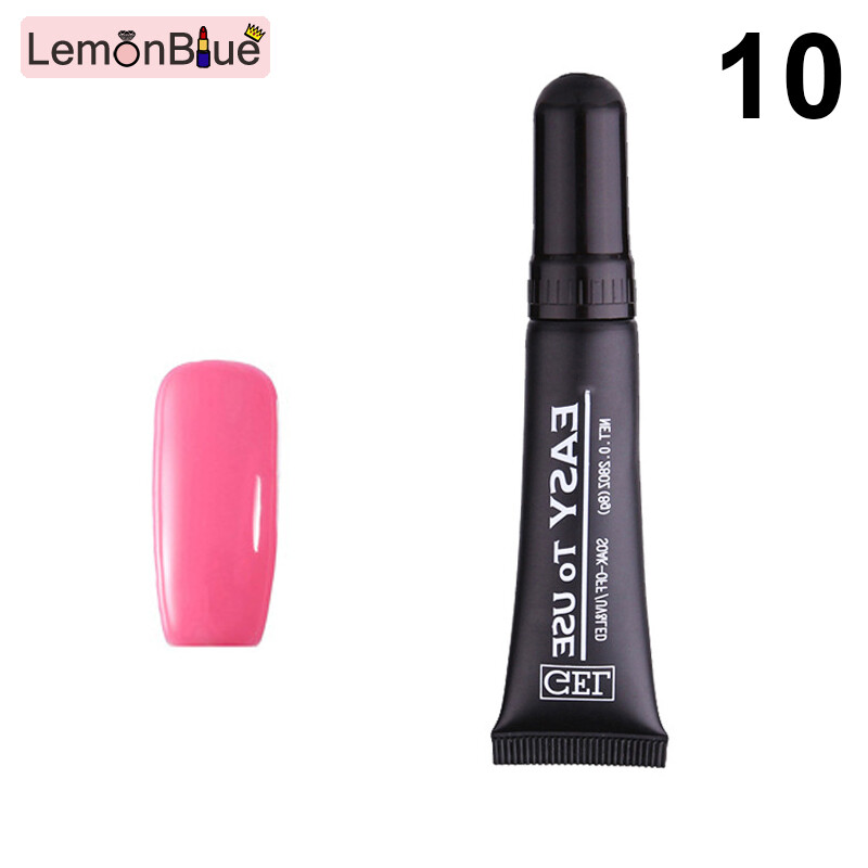 Gambar LemonBlue Nail Polish Long Lasting Nail Art Varnish Manicure Quick Dry Gel Permanent Lacquer Gel Dull Permanent Beautiful Nail Polish Nail Art Gel Nail Art Salon Long Lasting Quick Dry Nail Art Smooth
