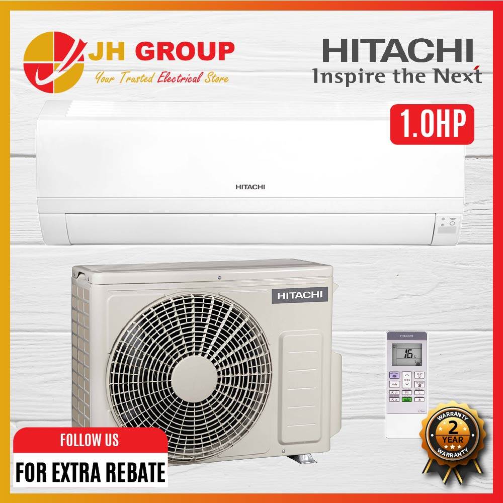 Hitachi 1 5hp R32 Non Inverter Air Cond Ras Eh13ckm Rac Eh13ckm Air Conditioner Penyaman Udara 1 5 Hp Similar Ftv35p Lazada