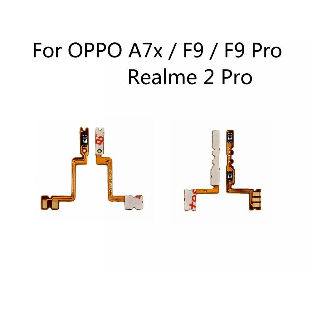 Nút phím bên âm lượng nguồn cho oppo a7x / f9 / f9 pro / realme 2 pro công tắc bật tắt cáp mềm phụ tùng sửa chữa