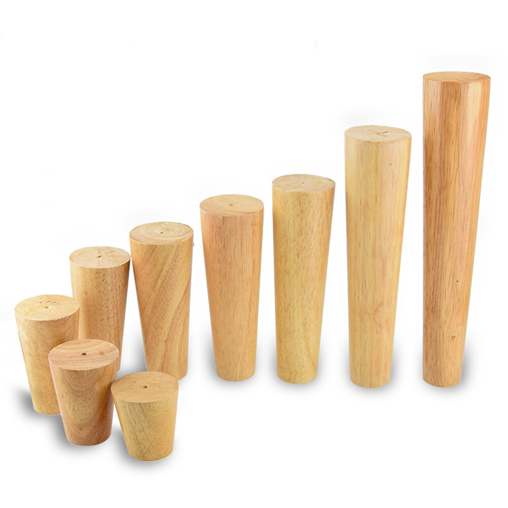 Nobao Gỗ Cao Cấp Chân Sofa Gỗ Cao Su Chân Bàn Xiên Nón Tủ Quần Áo Chân Giường Phong Cách Bắc Âu Chân Đồ Nội Thất Thay Thế