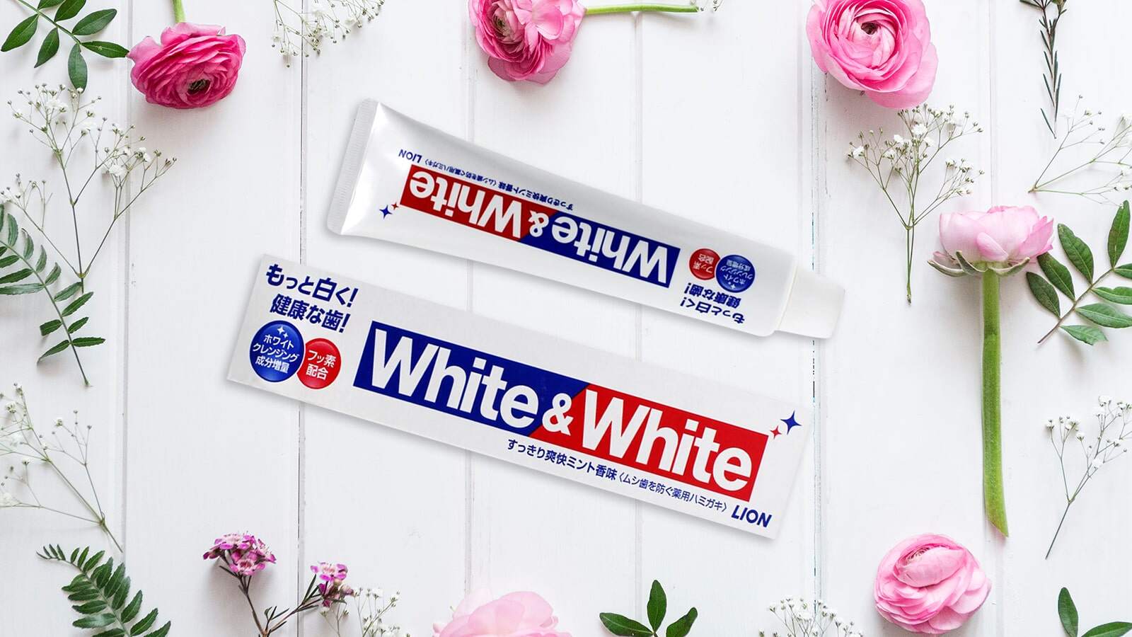 Kem đánh răng Lion White & White 150g