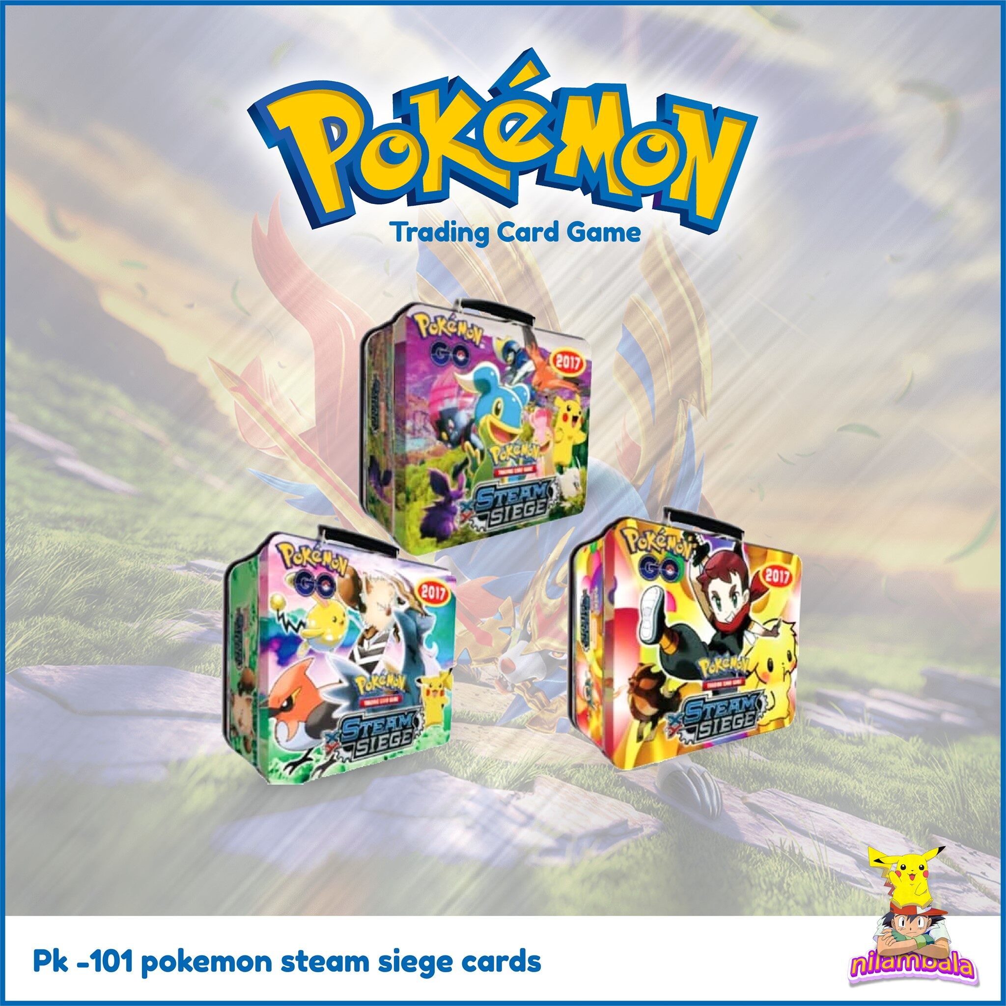 Pokemon Card Pk -101 steam siege cards: Buy Online at Best Prices in  Bangladesh | Daraz.com.bd