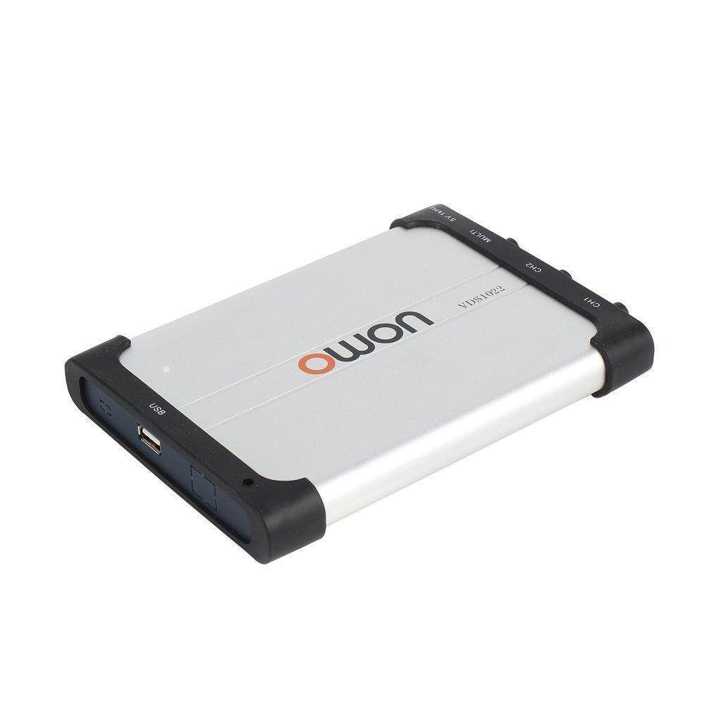 TE Owon VDS1022 PC Virtual Osciloscopio LAN USB 25MHz Analizador lógic 