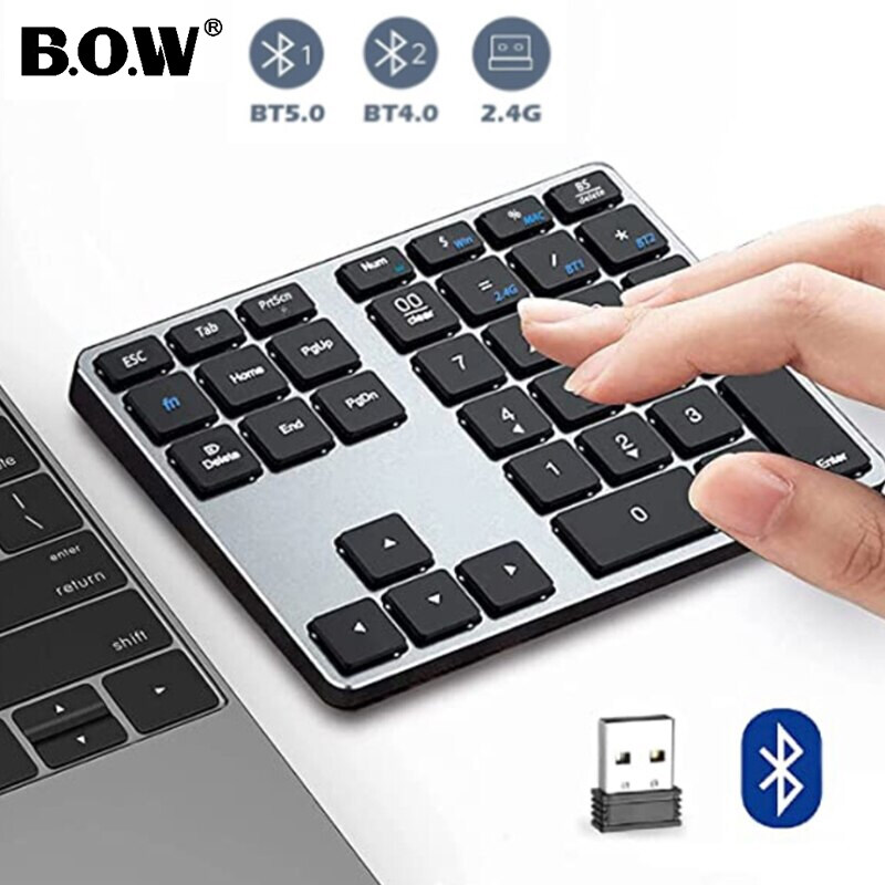 Bow keyboard 35-Keys Rechargeable Wireless Numberic Keyboard