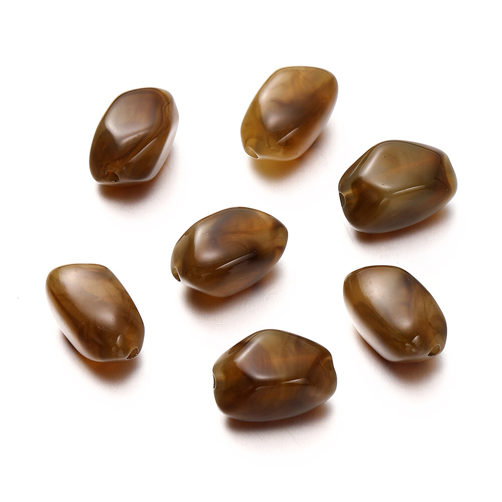 St.kunkka 10 chiếc hạt đá giả hình kim cương hạt không đều Acrylic 13x20mm cho Vòng tay tự làm trang sức vòng cổ làm phụ kiện trang sức