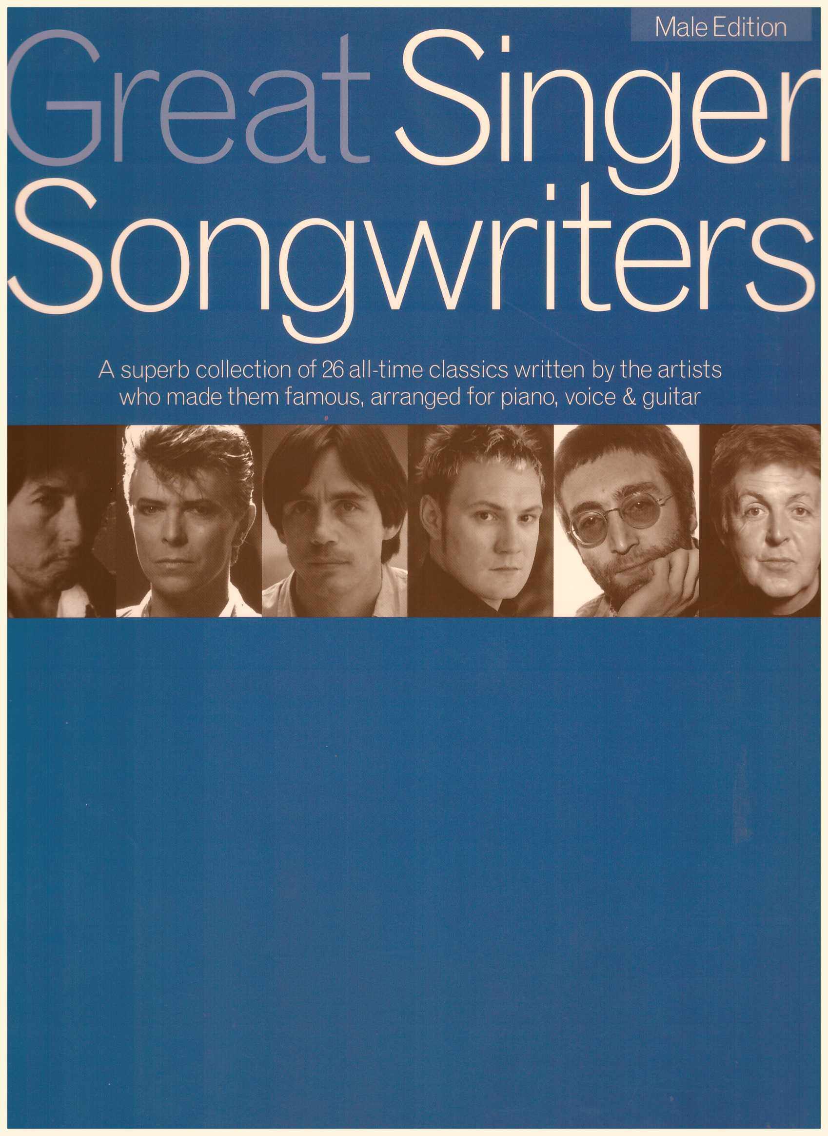 Great Singer Songwriters Male Edition / PVG Book / Piano Book / Pop Song Book / Vocal Book / Voice Book / Guitar Book / Gitar Book Harga  68 Ringgit*Penghantaran Percuma