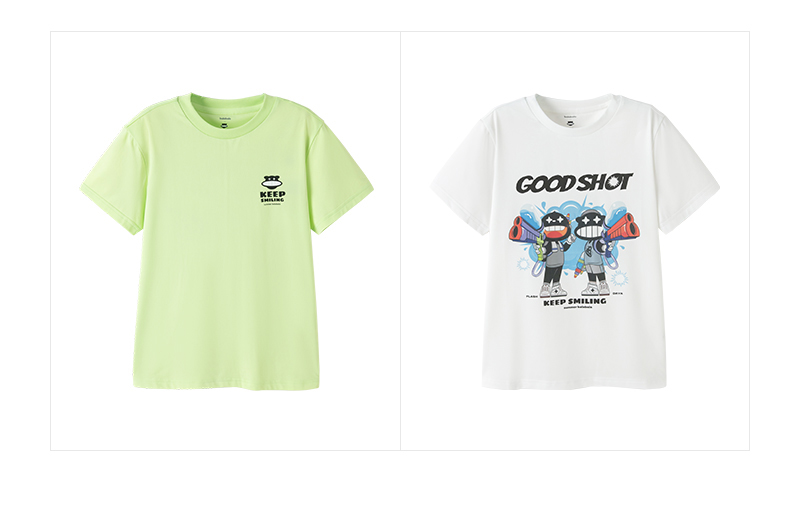 balabala Boy Short Sleeve T-Shirt New Summer Cotton Inner Wear Casual Children Quickdry Top Trendy · v2