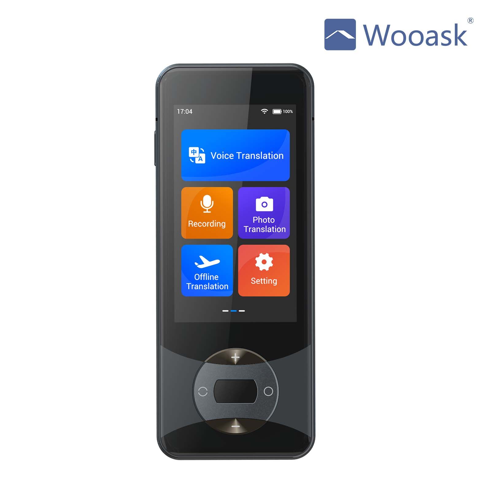 Wooask W10 AI Voice Handheld Translators Two-way Real-time Offline Instant Translator Portable WIFI Touchscreen Translation Device in 144 Languages with 98% Accuracy ราคา 3,281 บาท*ส่งฟรี