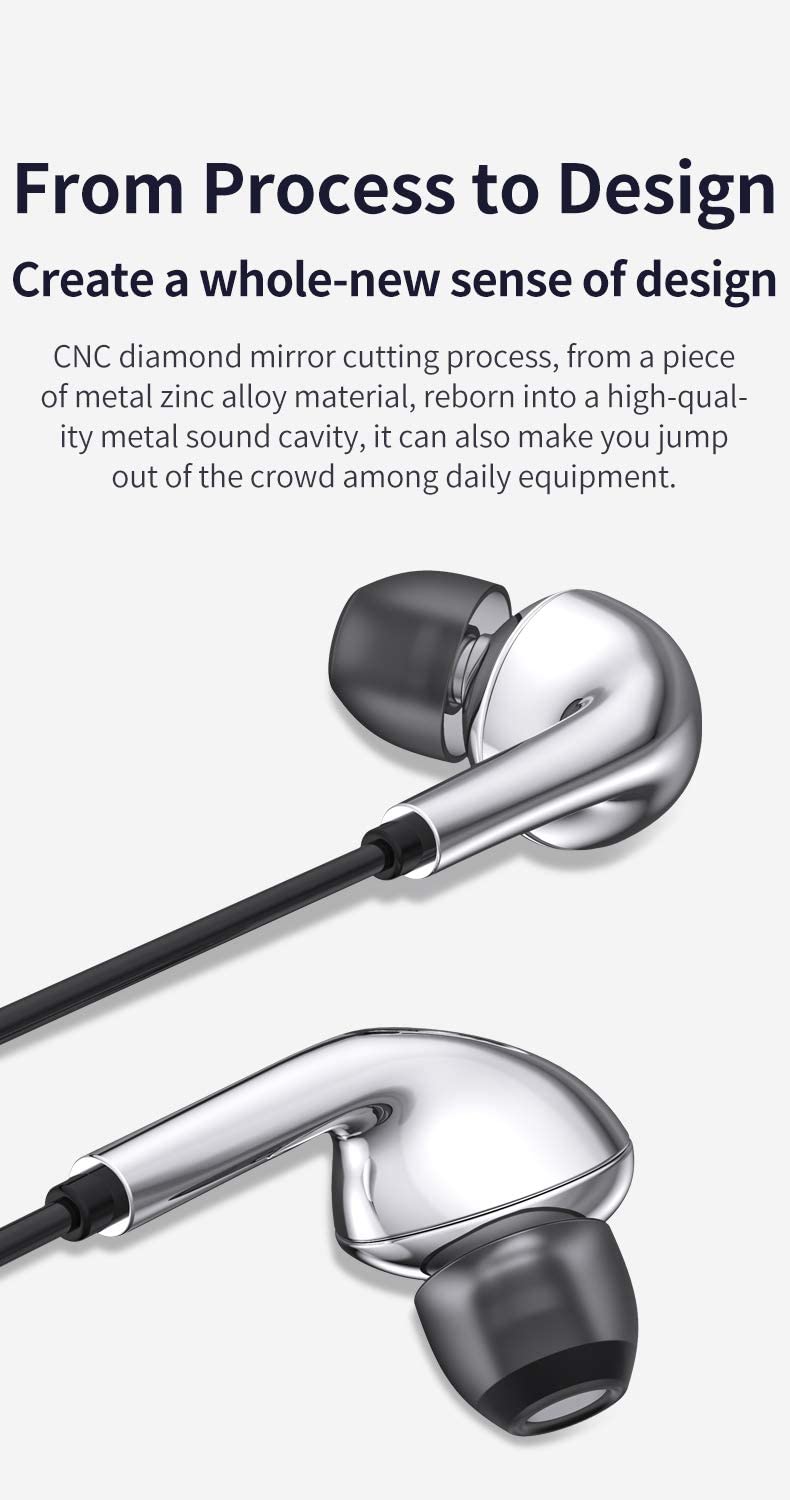 Gadgetoo Blon T3 11Mm Driver Earphones With Mic
