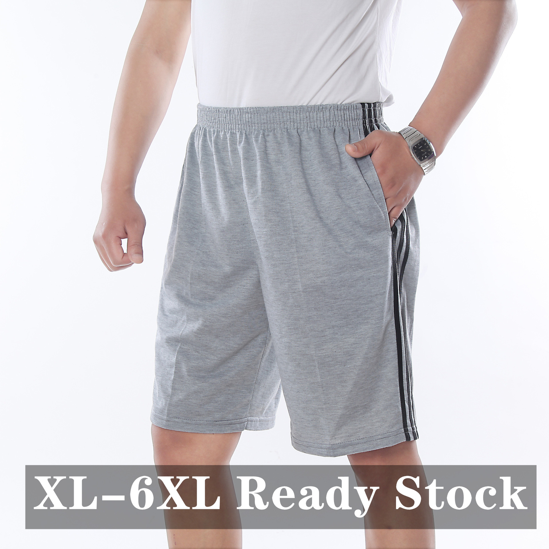 XL-6XLplus size men's shorts elastic 