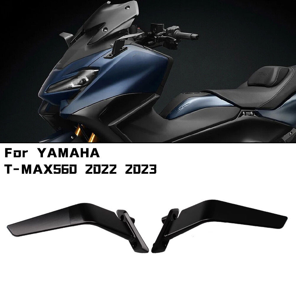 Tmax560 gương chiếu hậu xe máy có thể điều chỉnh winglet gương cho yamaha t-max560 t-max 560 tmax 560 2022 2023 phụ kiện