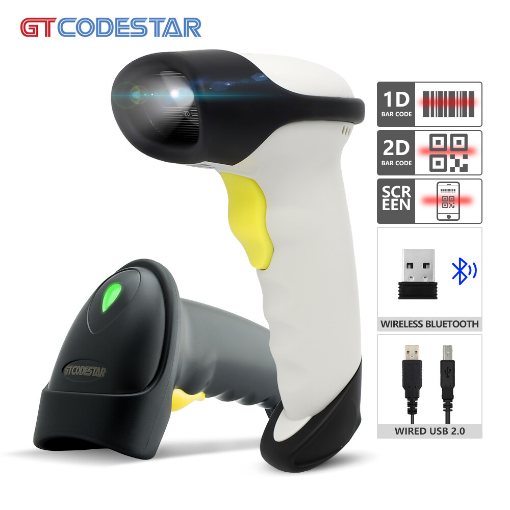 GTCODESTAR X-9201B Wireless Handheld 1D 2D Barcode Scanner Qr code Reader Scanners for Supermarket and Warehouse ราคา 2,784 บาท*ส่งฟรี