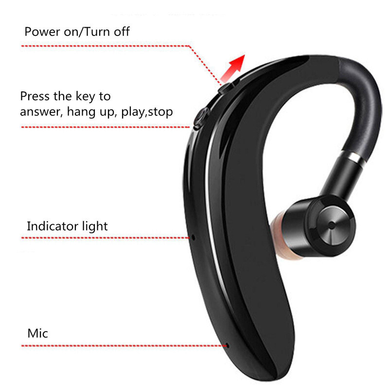 【Đã sẵn sàng】Tai nghe Bluetooth không dây VITOG S109 Với Micrô HD Chế độ chờ