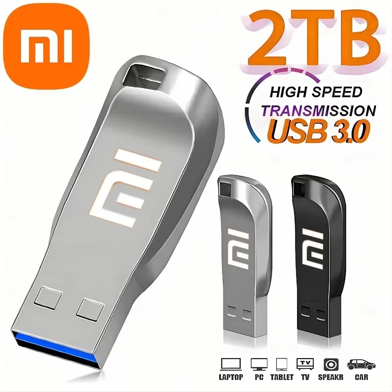 Xiaomi Original Pendrive USB 3.0 Flash Memory 2TB Metal USB Drive Pen Drive High Speed Transfer Storage USB ราคา 147 บาท*ส่งฟรี