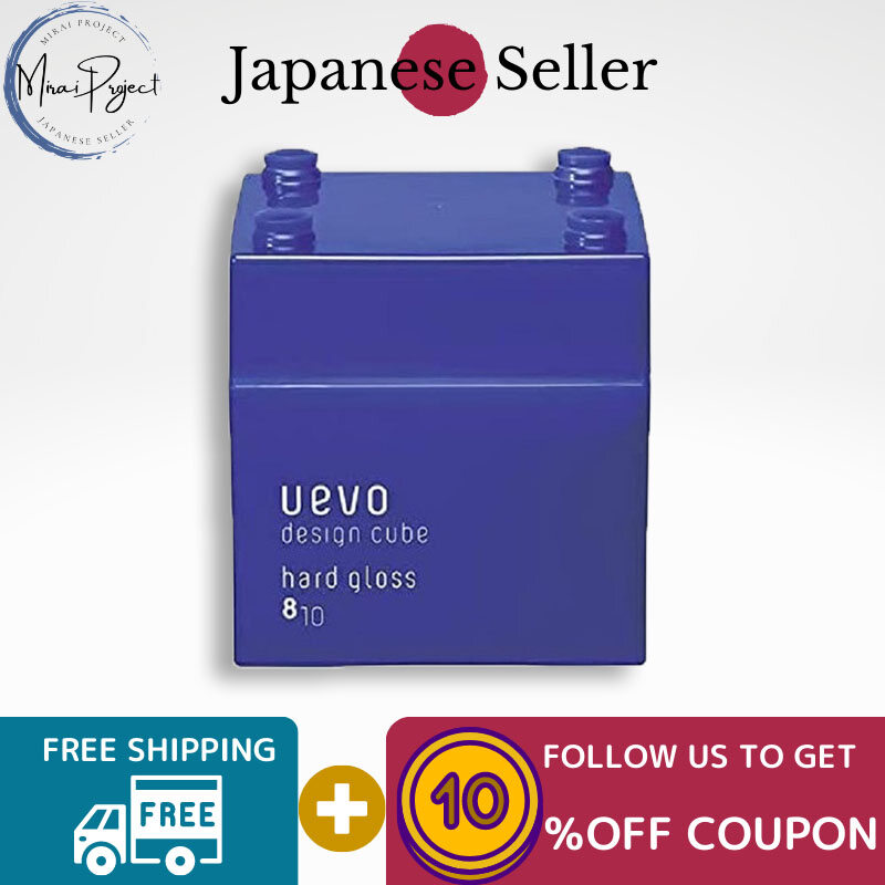 Gambar [Direct from Japan] DEMI COSMETICS UEVO Design Cube Hair Wax Hard Gloss Regular 80g Small 30g