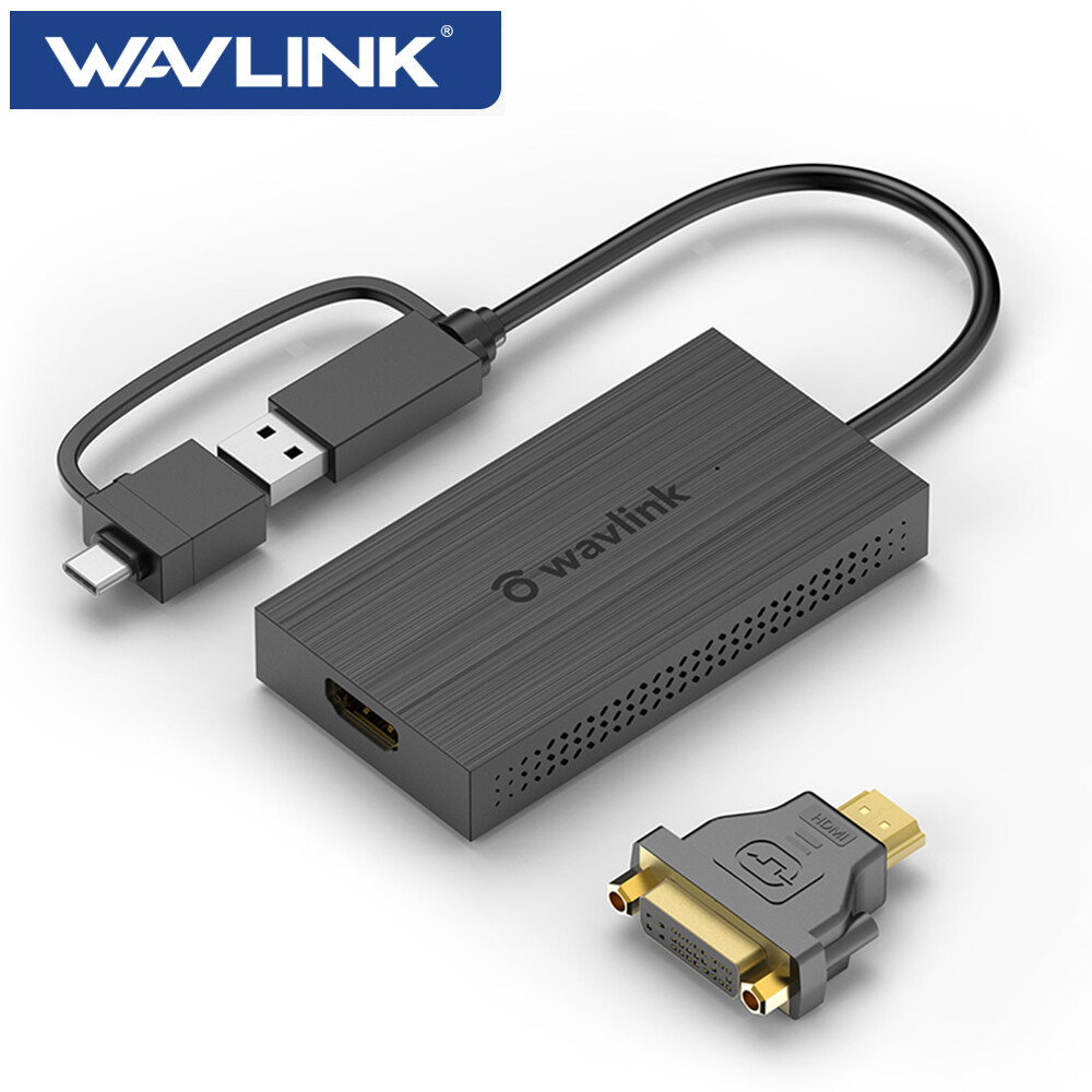Wavlink USB 3.0 USB C to HDMI DVI Display Adapter