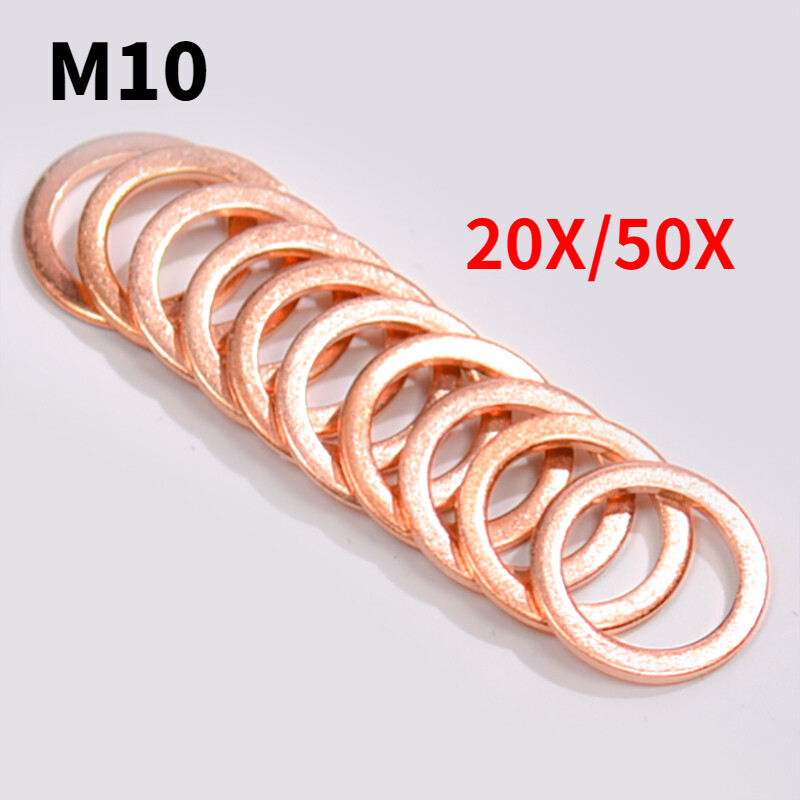 10 cái đinh vít phanh xe máy m10 10mm ống đồng phanh ly hợp bện ống đồng vòng đệm banjo phụ kiện vòng đệm ống xe máy