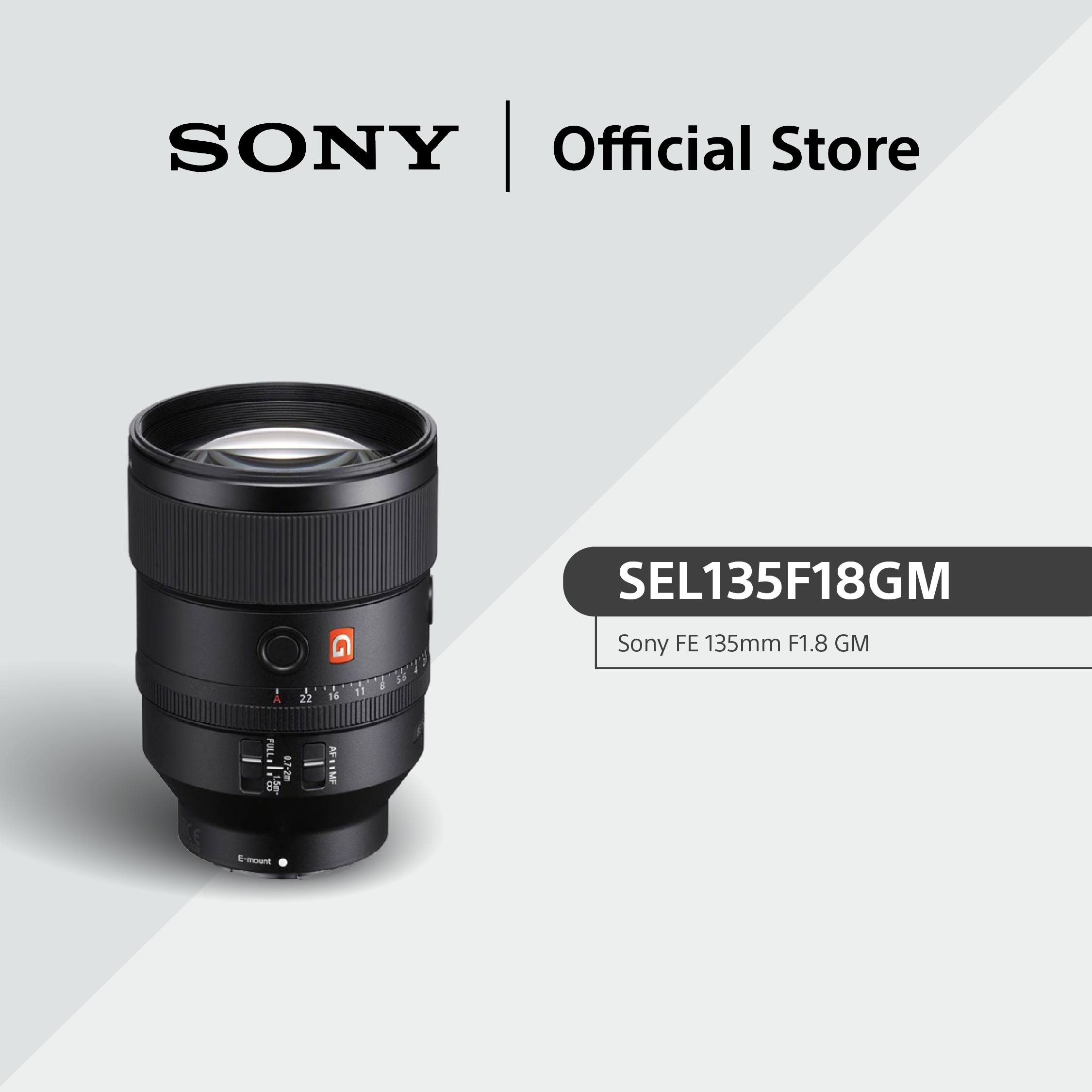 Sony FE 135mm F1.8 GM | G Master Series | Premium Telephoto Prime Lens | SEL135F18GM Harga 7,399 Ringgit*Penghantaran Percuma