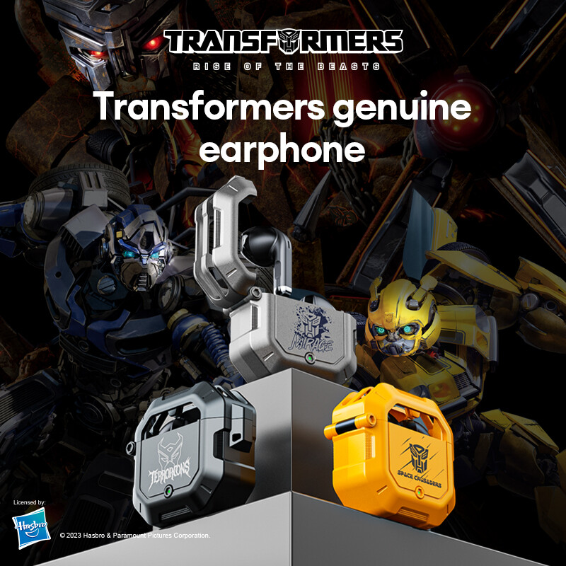 Transformers TF-T12 Wireless Bluetooth Headset Half In-Ear Music Noise Cancellation Calls, Games Sports Long Battery Life Headset Universal Android iPhone ราคา 616 บาท*ส่งฟรี