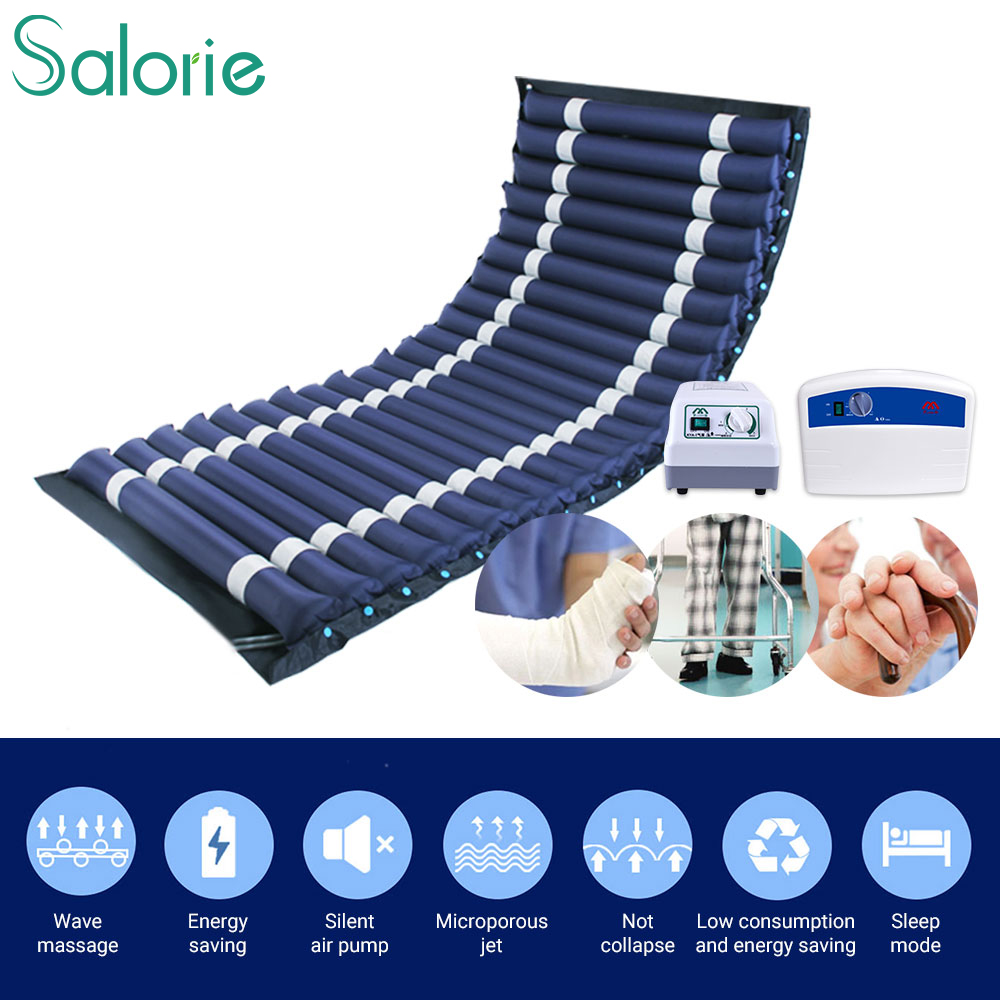 Salorie Bedsore Prevention Air Cushion Bed Medical Gas Bed Air Compression Massage Mattress Relieve Ulcers for Bedridden Elderly ราคา 3,462 บาท*ส่งฟรี