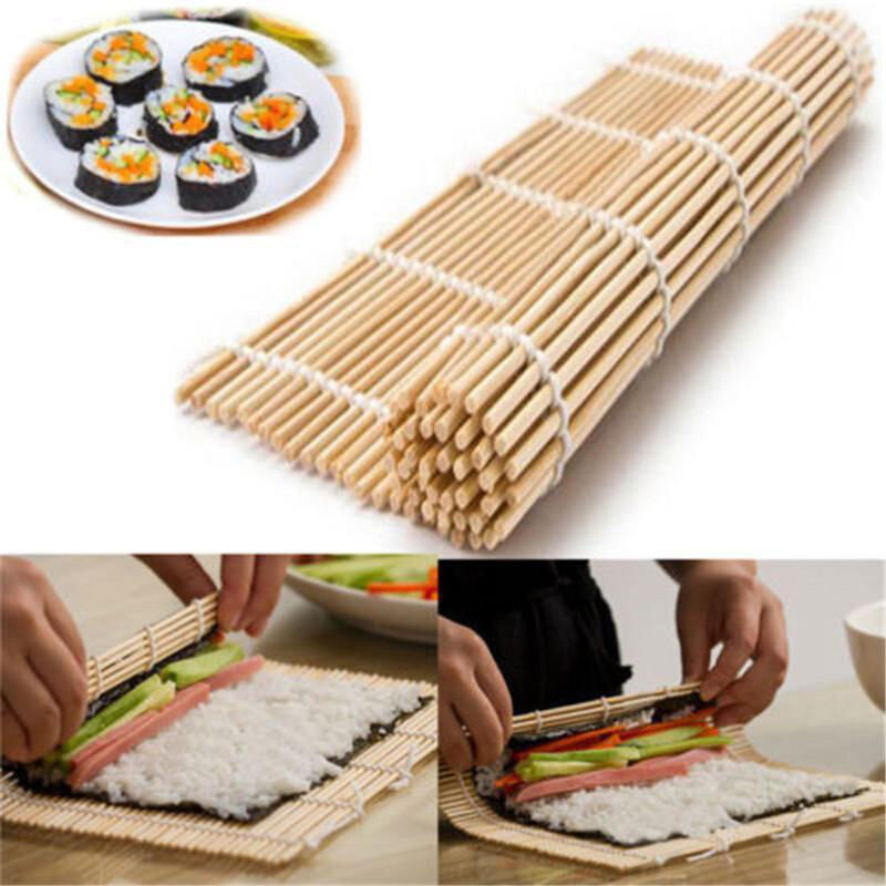 Khuôn cuộn sushi bằng tre khuôn cuộn sushi dụng cụ tự làm cuộn cơm tự làm