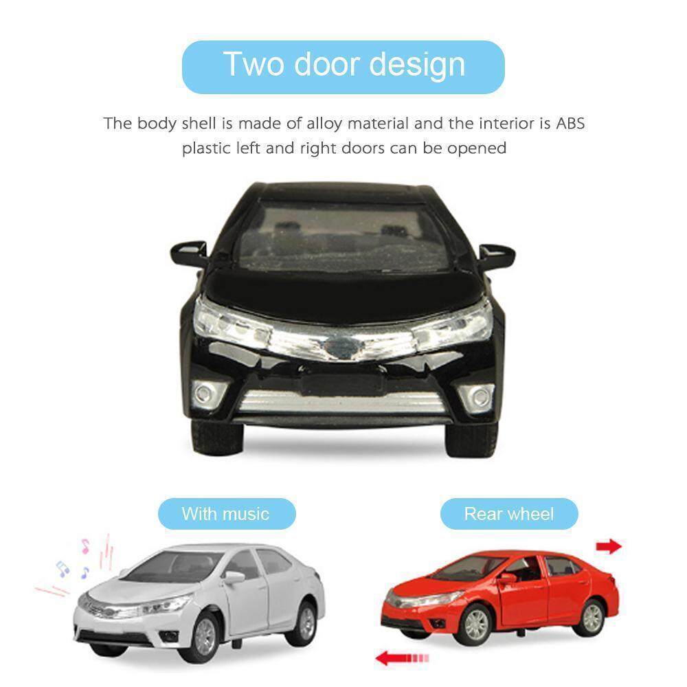 Toyota Corolla Grande 1:36 Scale Diecast Model Toy Car Collection Random Color Pull Back Action 23 Toyota Corolla Grande 1:36 Scale Diecast Model Toy Car Collection Random Color Pull Back Action