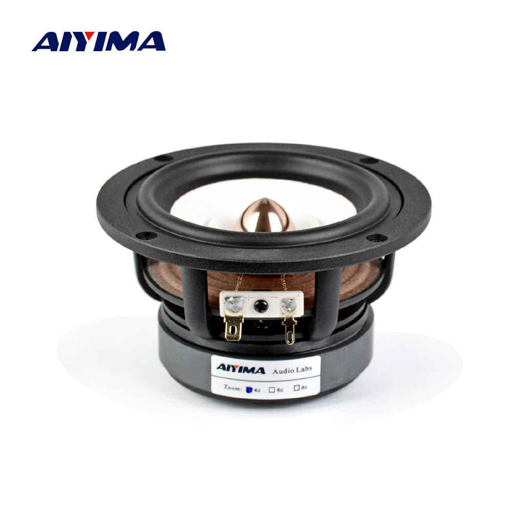 AIYIMA 4 Inch 30W Full Range Speaker Driver 4/8Ohm HIFI Treble Bass Loudspeaker Desktop Bookshelf Au
