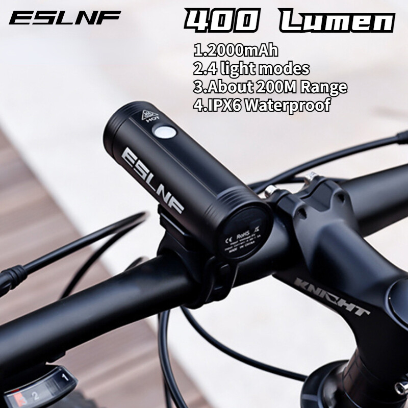 Đèn xe đạp không ướt 800lumen đèn trước xe đạp sạc usb 4000mah ipx6 đèn pin đạp xe đèn pha led chống thấm nước