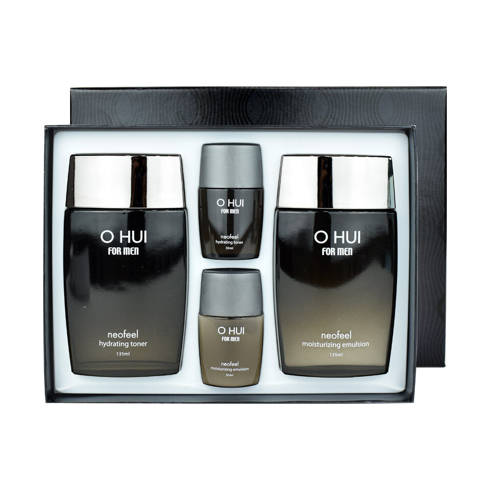 Gambar O HUI FOR MEN NEOFEEL hydrating toner   moisturizing emulsion special Set
