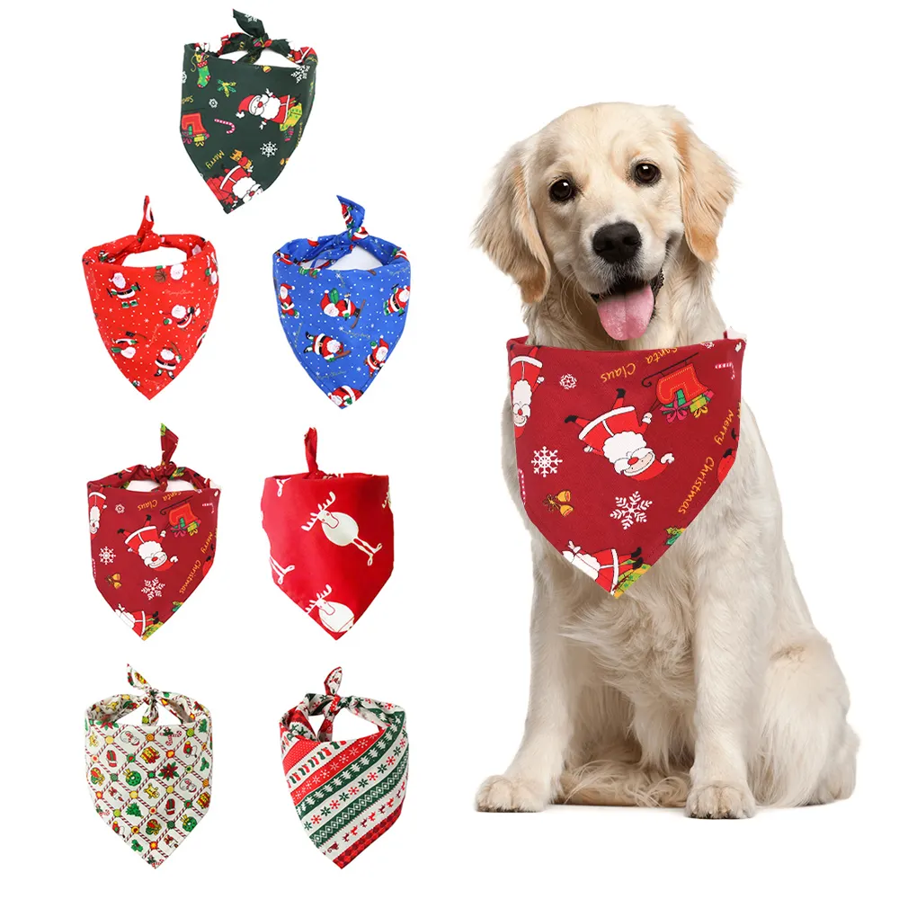 christmas bandana bibs