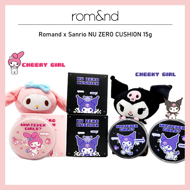 [Rom & ND] romand x Sanrio NU không đệm 15g mymelody kuromi