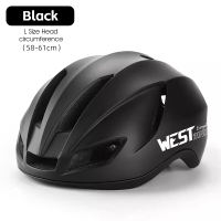 WEST BIKING Cycling Helmet Integrated Molding Helmet Ultralight E-bike Motor Bike Helmet Unisex Sports Safety Helmet 54-61cm Adjustable