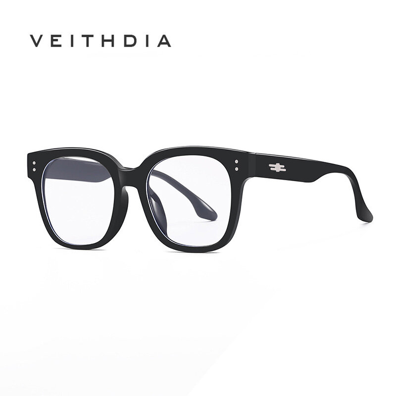 VEITHDIA New Women's Anti-Blue Light Computer Glasses Square Flat Lens Glasses Frame For Men LS682 ราคา 500 บาท*ส่งฟรี