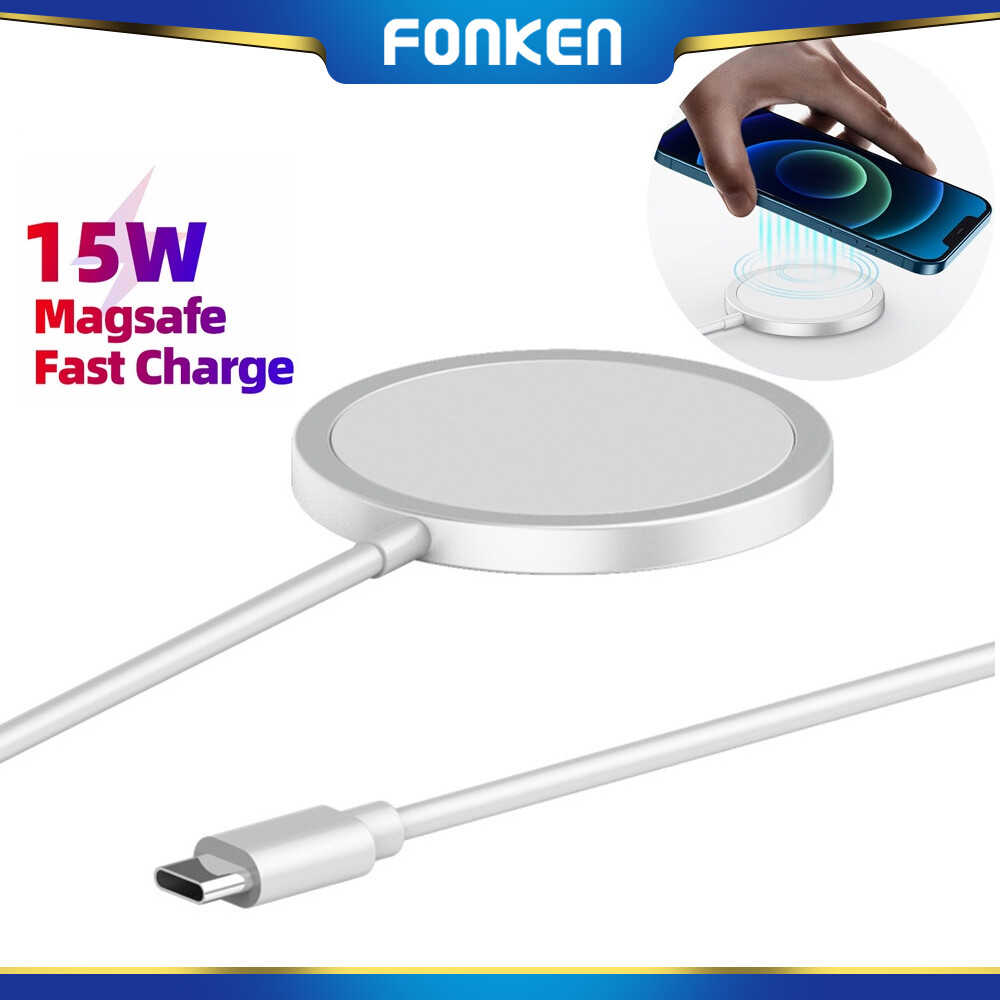Fonken đế sạc không dây nam châm 15w đế sạc magsafe cho i-phone 13/i-phone 12 magsafe đế sạc cho điện thoại sạc không dây