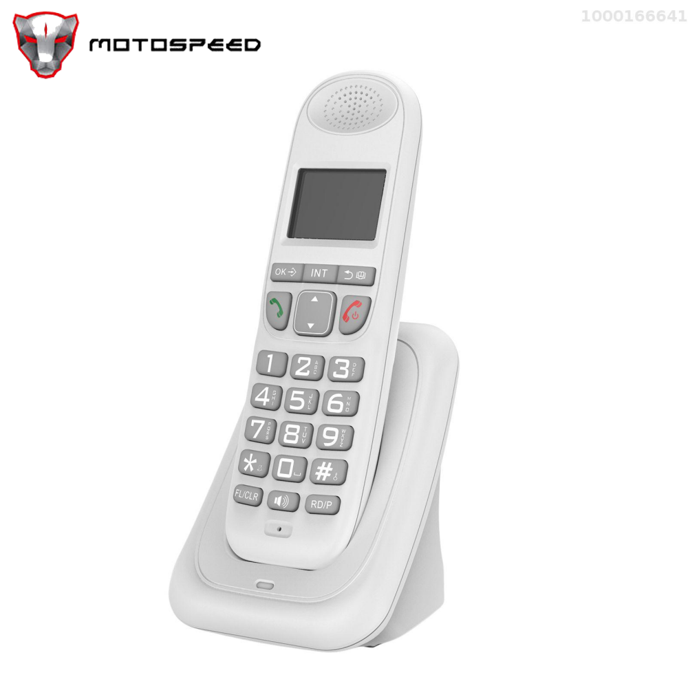 MOTOSPEED Expandable Cordless Phone System with 3 Lines Display Caller ID Support 5 Handsets Connection 50 Phone Book Memories Hands-free Calls Intercom Conference Call Mute Function 16 Languages ราคา 898 บาท*ส่งฟรี