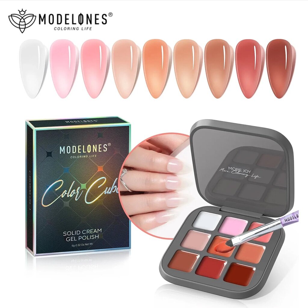 Amazon.com: Modelones Gel Nail Polish Set, 9 Colors Neutral Nude Pink Solid Gel  Polish White Pudding Gel Soak Off LED Nail Art Kit Salon DIY Home Mother's  Day Gift, with Pro Nail
