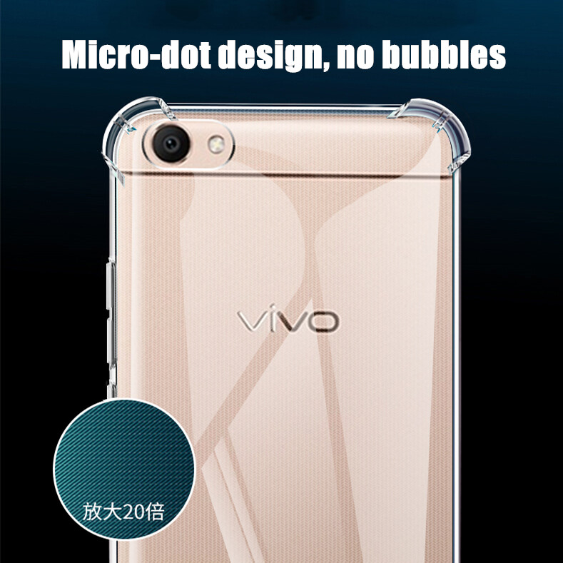 Vivo Y53 Transparent Back Cover Crystal Clear】For Vivo Y53 Y53i