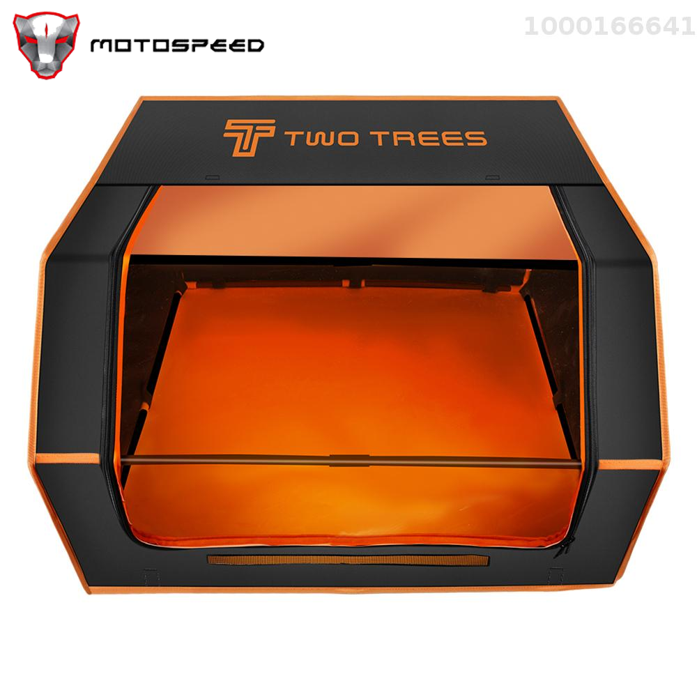 TWO TREES Engraver Enclosure with VentFireproof and Waterproof Dustproof Protective Cover Eye Protection Protective Cover Noise Reduction for TTS TT CNC Engraving Machine Cutting Enclosure Suitable for Most Engraving Machine On the Market