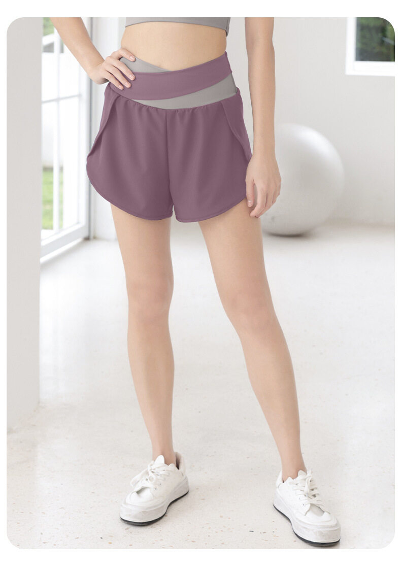 Dámské joggingové běžecké šortky Fiess prodyšné rychleschnoucí_voghion.com